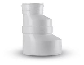 Redução Esgoto Excêntrica Pvc 200x100mm 1 Linha - Shiva Redução Esgoto Excêntrica Pvc 200x100mm 1 Linha - Shiva