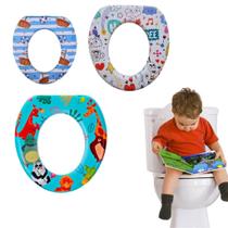 Redutor Assento Sanitario Infantil Adaptador Acolchoado Espuma Vaso Crianca Bebe Meninos