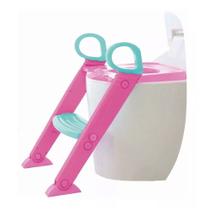 Redutor Assento Vaso Sanitário Infantil Com Escadinha Leve Dobrável Troninho