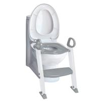 Redutor Assento Vaso Sanitário Infantil Escada Cinza Degrau Redutor Assento Vaso Sanitário Infantil Escada Cinza Degrau