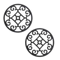Redutor de anel para fogão a gás em ferro fundido, kit com 2 peças Beswarmy Redutor de anel para fogão a gás em ferro fundido, kit com 2 peças Beswarmy