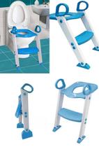 Redutor De Assento Com Escada Degrau Clingo Azul