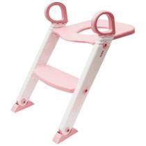 Redutor De Assento Com Escada Rosa Baby 11992 - Buba - buba