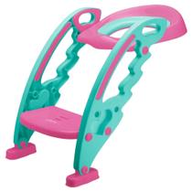 Redutor de Assento com Escada Rosa - Multikids Baby