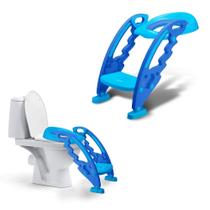 Redutor de Assento com Escada Step Potty Azul 18+ meses até 20Kg Multikids Baby - BB051