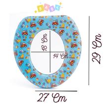 Redutor de Assento Sanitário Infantil Desfralde Almofadado Azul