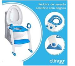 Redutor de Assento/Vaso Sanitário Infantil com Degrau Clingo