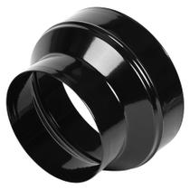 Redutor de duto Kikerike 200mm a 150mm em aço galvanizado preto Redutor de duto Kikerike 200mm a 150mm em aço galvanizado preto
