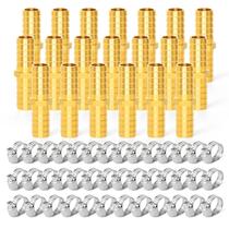 Redutor de mangueira Barb GASHER de 1/4 de polegada a 1/4 de polegada com braçadeira de 40