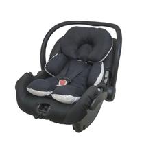 Redutor Para Bebê Conforto e Carrinho Corpinho Algodão Preto Liso