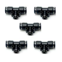 Redutor pneumático Tee Connector VETLEY Black Plastic Redutor pneumático Tee Connector VETLEY Black Plastic