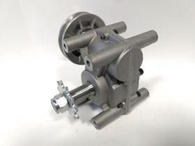Redutor velocidade 1x37 para motor elétrico coroa interna em bronze