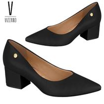 Ref. 1220.315 Scarpin Feminino Vizzano Salto Bloco Médio