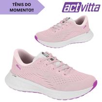 Ref. 4841.100 - Tênis Actvitta Feminino Confortável Esportivo