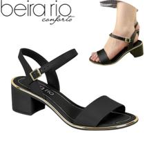Ref. 8379.203 - Sandália Beira Rio Festa Salto Baixo Bloco Grosso