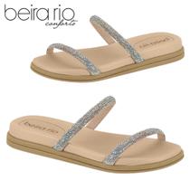 Ref. 8488.105 - Tamanco Beira Rio Pepete Feminina Chinelo Strass