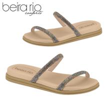 Ref. 8488.105 - Tamanco Beira Rio Pepete Feminina Chinelo Strass