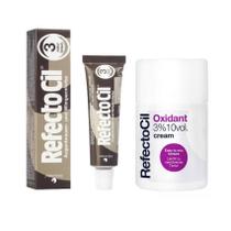 Refectocil Tintura Sobrancelhas Castanho Natural 3.0 e Oxidante Creme 100 ml Refectocil Tintura Sobrancelhas Castanho Natural 3.0 e Oxidante Creme 100 ml