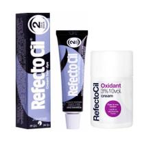 Refectocil Tintura Sobrancelhas Preto Azulado 2.0 e Ox Creme 100 ml Refectocil Tintura Sobrancelhas Preto Azulado 2.0 e Ox Creme 100 ml