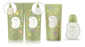 Refi Shampoo Condic +hidratante E Colônia Mamãe E Bebê Verde-claro Refi Shampoo Condic +hidratante E Colônia Mamãe E Bebê Verde-claro