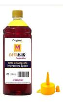 Refil 1 litro tinta compatível epson yellow l375 l395 l3150 l3110