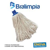 REFIL 30CM MOPINHO com Rosca AZUL PONTA CORTADA BRALIMPIA