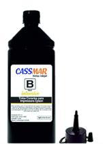 Refil 500ml tinta compatível epson black l375 l395 l3150 l3110