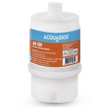 Refil AB 100 BR/TR Acqua 5' Reposição Filtros POU Blindado Tripla Filtração Acquabios