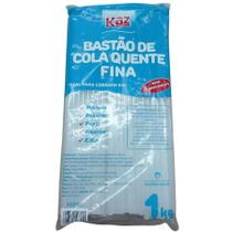 Refil Bastão de Cola Quente FINA Pacote 1 Kg - KAZ Refil Bastão de Cola Quente FINA Pacote 1 Kg - KAZ