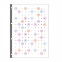 Refil Bloco de Caderno Argolado/Fichário Universitário 90g Happy Tilibra