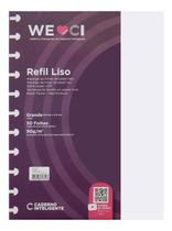 Refil Bloco Folhas Liso Grande 90G Para Caderno Inteligente