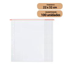 Refil Bolsa para Pasta Catálogo e Fichário Ofício Acp C/100 Refil Bolsa para Pasta Catálogo e Fichário Ofício Acp C/100