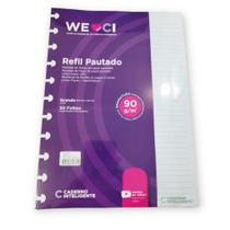 Refil branco pautado 90g 50f - caderno inteligente Refil branco pautado 90g 50f - caderno inteligente
