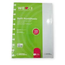 Refil branco pontilhado 120g 30f - caderno inteligente
