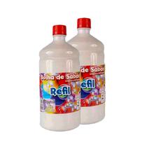 Refil Bubble Liquido Para Maquina De Fazer Bolhas De Sabão 1 Litro - Brasilflex