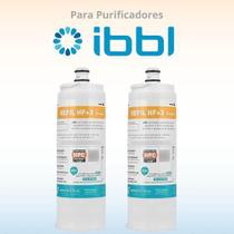 Refil C+3 Filtro Compatível Ibbl Purificador De Água Kit 2