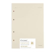 Refil Caderno Argolado Cicero Polen 80g 17x24cm Sem Pauta 40Fls