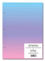 Refil Caderno Argolado - Fina Ideia - Degradê Rosa - 50 folhas