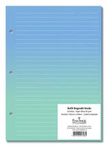 Refil Caderno Argolado - Fina Ideia - Degradê Verde - 50 folhas Refil Caderno Argolado - Fina Ideia - Degradê Verde - 50 folhas