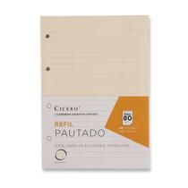 Refil Caderno Argolado Office Cicero Polen 80g 14,8x21cm Pautado 40Fls Refil Caderno Argolado Office Cicero Polen 80g 14,8x21cm Pautado 40Fls