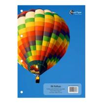 Refil Caderno Argolado Royal Paper Pautado Balao 20x27,5cm 63g