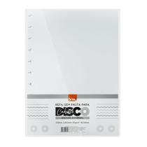 Refil Caderno BRW Disco 275 x 200mm Sem Pauta Branco Refil Caderno BRW Disco 275 x 200mm Sem Pauta Branco