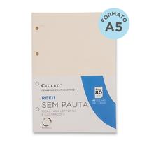 Refil Caderno Cicero Argolado Criativo A5 Office Sem Pauta Refil Caderno Cicero Argolado Criativo A5 Office Sem Pauta