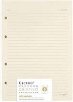 Refil Caderno Criativo Argolado Cicero Pólen 17x24 Pautado 9062 Refil Caderno Criativo Argolado Cicero Pólen 17x24 Pautado 9062