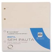 Refil caderno criativo argolado office 40fls polen 80g sem pauta a5 cicero Refil caderno criativo argolado office 40fls polen 80g sem pauta a5 cicero