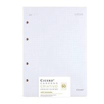 Refil caderno criativo cicero 40fls offset 90g pontado 17x24 Refil caderno criativo cicero 40fls offset 90g pontado 17x24