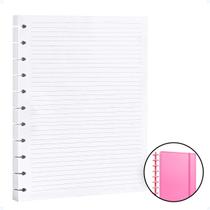 Refil Caderno De Disco Inteligente Grande Folha Pautadas A4