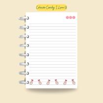 Refil Caderno de Disco Sistema Inteligente I I Love U