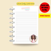 Refil Caderno de Disco Sistema Inteligente I Linda Menina