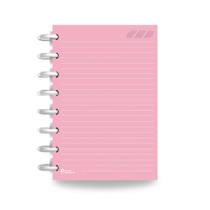 Refil Caderno de Disco Sistema Inteligente I Rosa Pastel
